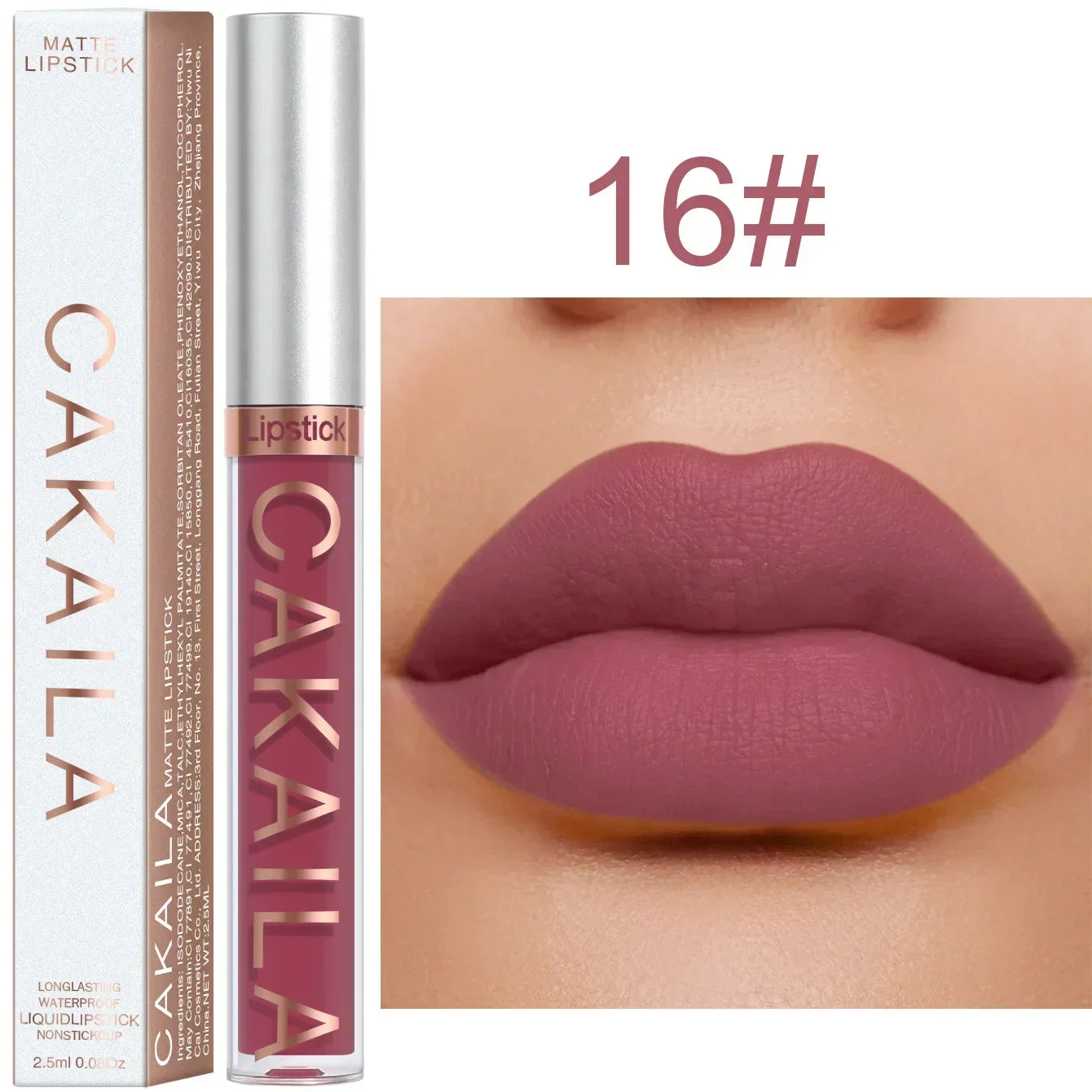 Rouge à lèvres liquide mat velours durable, brillant à lèvres nu imperméable, 18 couleurs, tasse antiadhésive hydratante, glaçage, maquillage cosmétique
