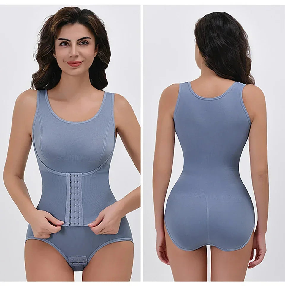2025 nouveau Body Shapewear avec ceinture à glissière femmes ventre contrôle Fajas corps Shaper taille formateur minceur Cincher hauts Corset