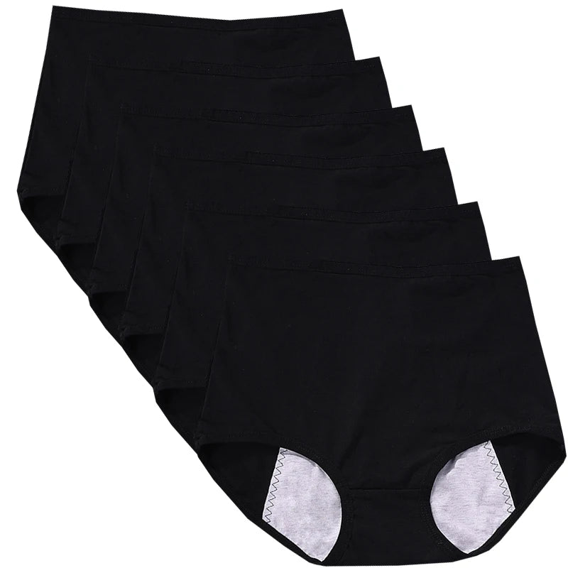 6 pièces fille culotte menstruelle femmes anti fuites