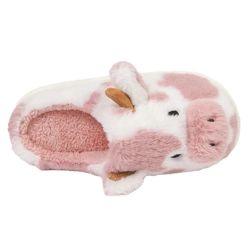 Pantoufles de vache hiver