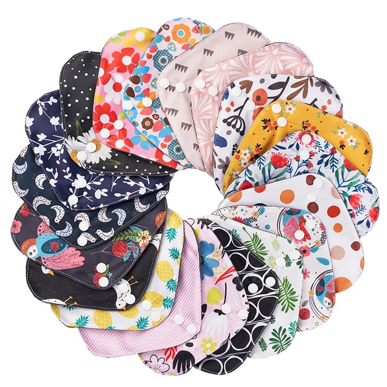 Serviettes Menstruelles Réutilisables Bio - Flux Fort Lavables Bambou