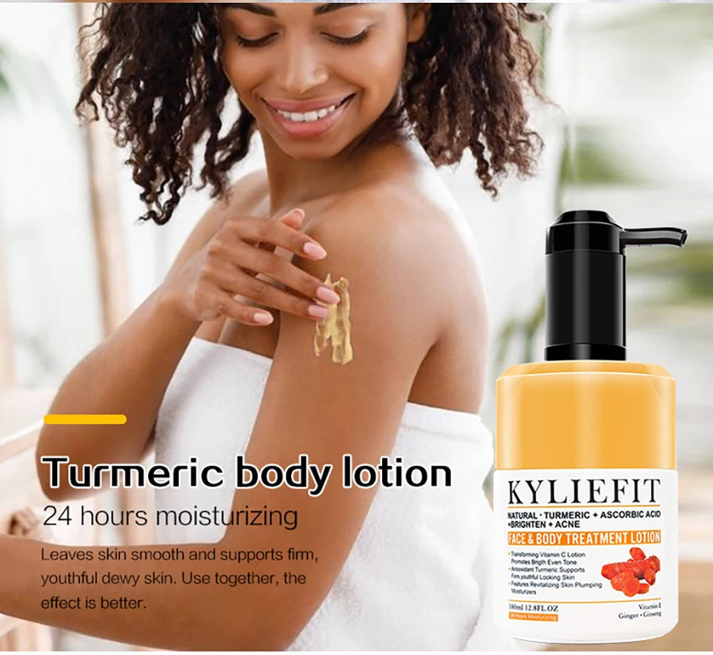 Kit Soins Curcuma Bio AILKE - Anti-Acné Éclaircissant Teint Uniforme