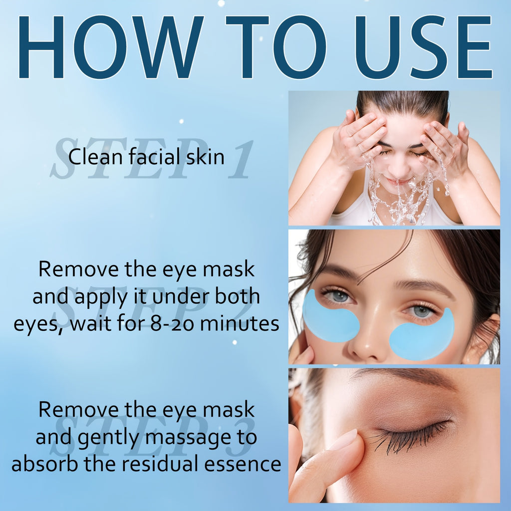 60 masques sous les yeux Xioimy à base de collagène et rétinol - Patchs oculaires multifonctionnels hypoallergéniques