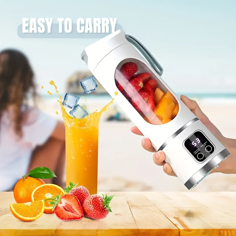 Mixeur Portable USB avec Affichage Numérique, Lame en Acier Inoxydable et Grande Capacité